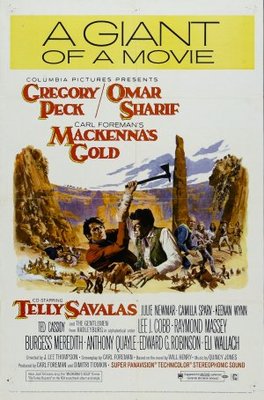 Mackenna's Gold movie poster (1969) metal framed poster