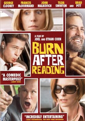 Burn After Reading movie poster (2008) metal framed poster