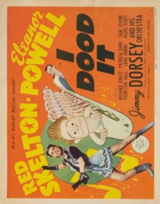 I Dood It movie poster (1943) metal framed poster