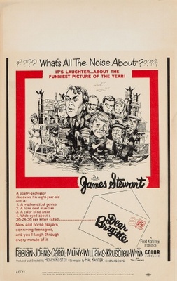 Dear Brigitte movie poster (1965) mouse pad