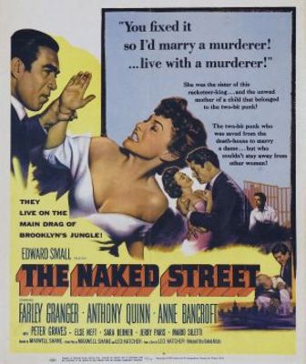 The Naked Street movie poster (1955) poster with hanger
