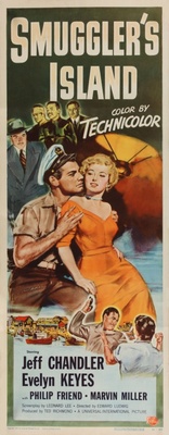 Smuggler's Island movie poster (1951) metal framed poster