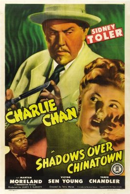 Shadows Over Chinatown movie poster (1946) wooden framed poster