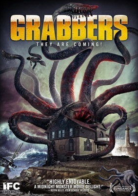 Grabbers movie poster (2012) poster with hanger