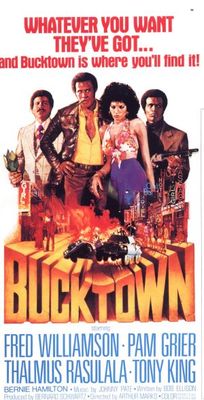 Bucktown movie poster (1975) canvas poster