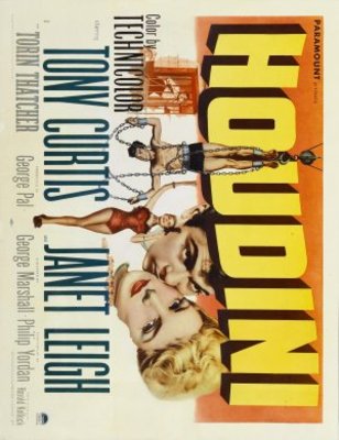 Houdini movie poster (1953) poster with hanger