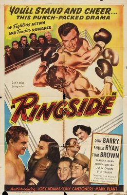 Ringside movie poster (1949) pillow