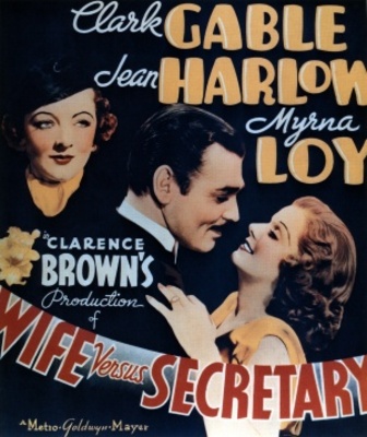 Wife vs. Secretary movie poster (1936) wooden framed poster