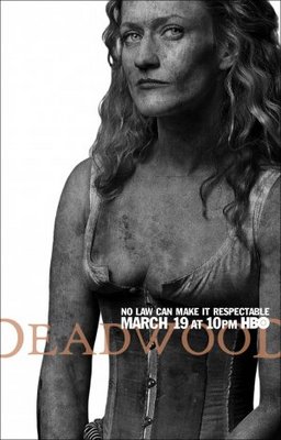 Deadwood movie poster (2004) wooden framed poster