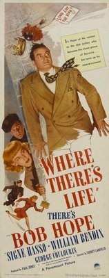 Where There's Life movie poster (1947) sweatshirt