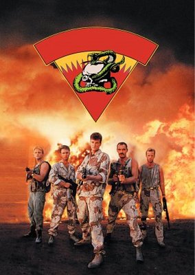 Delta Force 3: The Killing Game movie poster (1991) metal framed poster