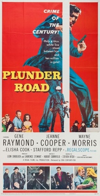 Plunder Road movie poster (1957) poster with hanger