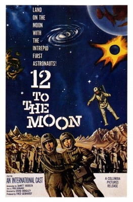 12 to the Moon movie poster (1960) canvas poster