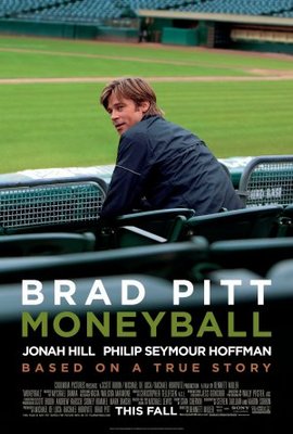 Moneyball movie poster (2011) poster with hanger