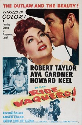 Ride, Vaquero! movie poster (1953) wood print