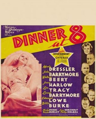 Dinner at Eight movie poster (1933) metal framed poster