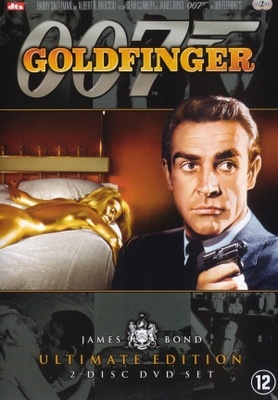 Goldfinger movie poster (1964) metal framed poster