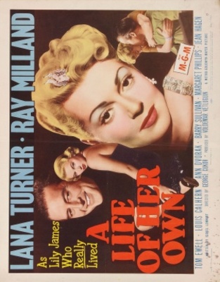 A Life of Her Own movie poster (1950) pillow