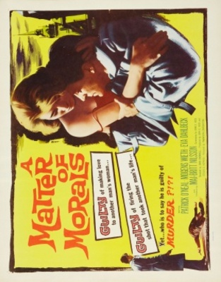 A Matter of Morals movie poster (1961) metal framed poster