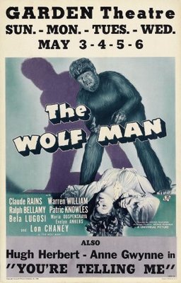 The Wolf Man movie poster (1941) mouse pad