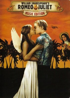 Romeo And Juliet movie poster (1996) metal framed poster