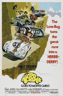 Herbie 3 movie poster (1977) metal framed poster