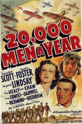 20,000 Men a Year movie poster (1939) sweatshirt