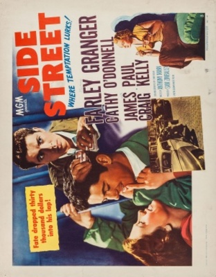 Side Street movie poster (1950) poster with hanger