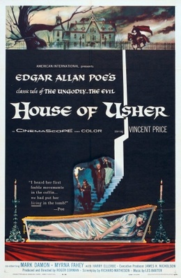 House of Usher movie poster (1960) Longsleeve T-shirt