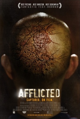 Afflicted movie poster (2013) metal framed poster