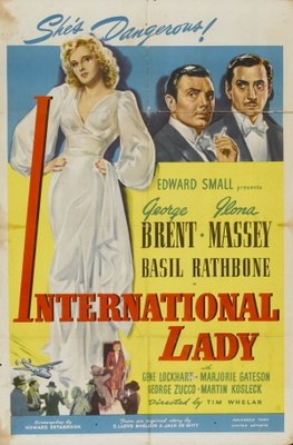 International Lady movie poster (1941) metal framed poster