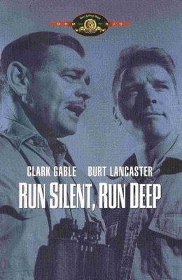 Run Silent Run Deep movie poster (1958) metal framed poster