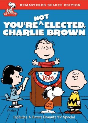 You're Not Elected, Charlie Brown movie poster (1972) pillow