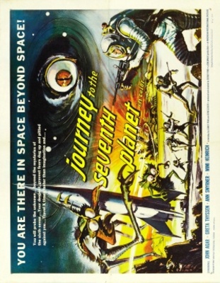 Journey to the Seventh Planet movie poster (1962) metal framed poster