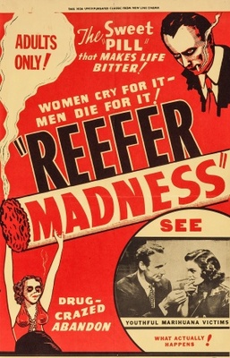 Reefer Madness movie poster (1936) metal framed poster