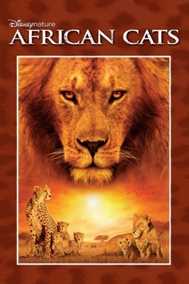 African Cats movie poster (2011) metal framed poster