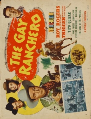 The Gay Ranchero movie poster (1948) mouse pad