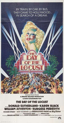 The Day of the Locust movie poster (1975) poster with hanger