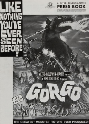 Gorgo movie poster (1961) pillow