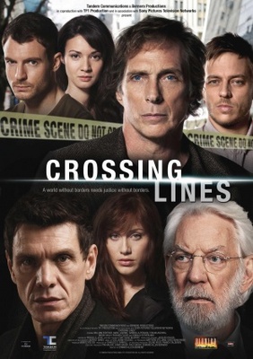 Crossing Lines movie poster (2013) poster with hanger