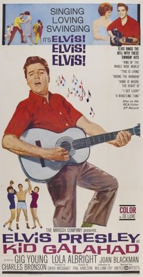 Kid Galahad movie poster (1962) metal framed poster