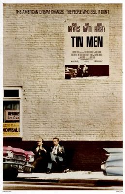 Tin Men movie poster (1987) wooden framed poster