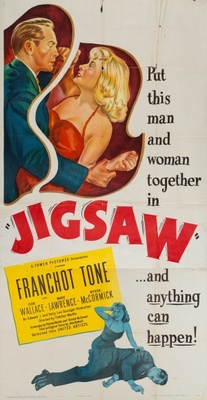 Jigsaw movie poster (1949) t-shirt