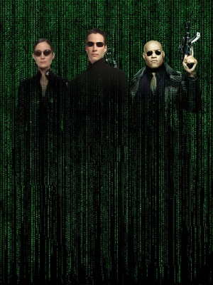 The Matrix Reloaded movie poster (2003) Mouse Pad MOV_d35be67d