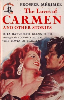 The Loves of Carmen movie poster (1948) wood print
