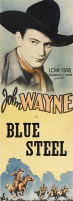 Blue Steel movie poster (1934) metal framed poster