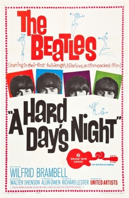 A Hard Day's Night movie poster (1964) wooden framed poster