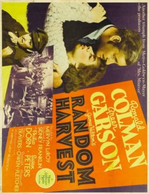 Random Harvest movie poster (1942) wood print