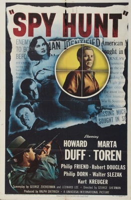 Spy Hunt movie poster (1950) t-shirt