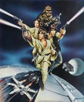 Star Wars movie poster (1977) t-shirt #660794